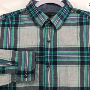 J. Crew mens plaid button down shirt. Size XL
